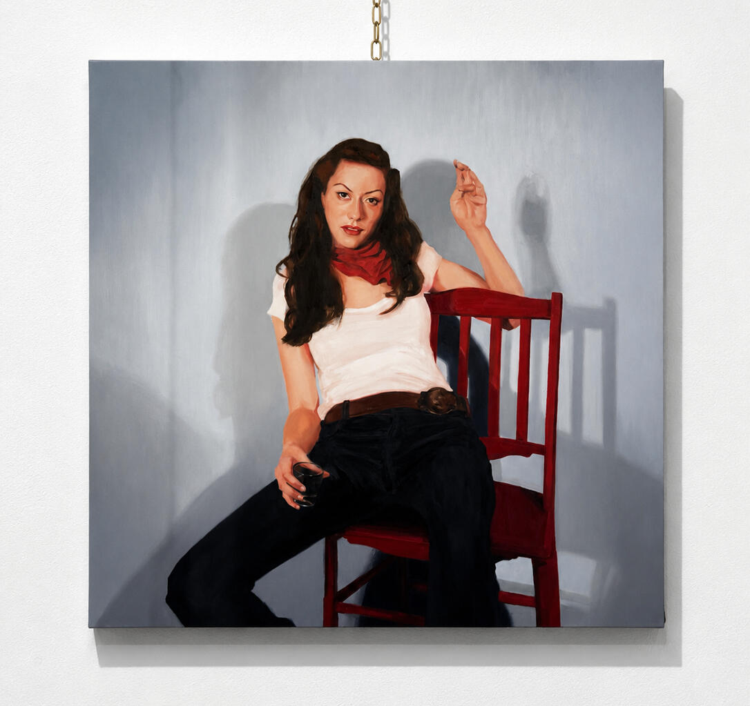 Kristin Beaver Lou Acrylic on Canvas 60x60 Kristin Beaver Lou Acrylic on Canvas 60x60